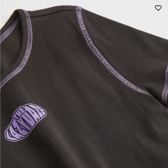 3/30$🤍 H&M | Graphic ribbed baby tee - Picture 2 of 8